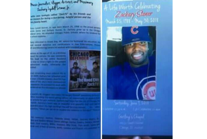 Some 500 people attended Zachary Stoner’s funeral Saturday on Chicago’s South Side.